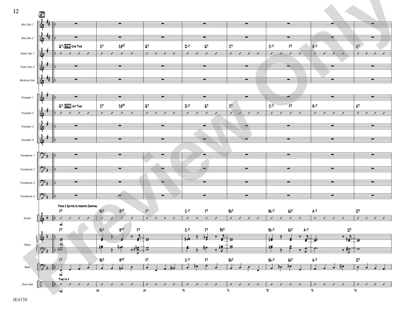 Blues for Who?: Jazz Ensemble Conductor Score & Parts