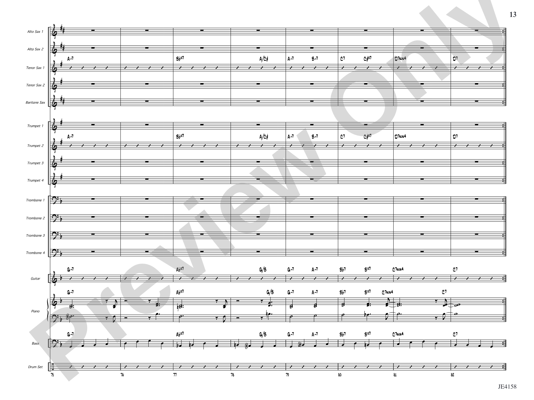 Blues for Who?: Jazz Ensemble Conductor Score & Parts