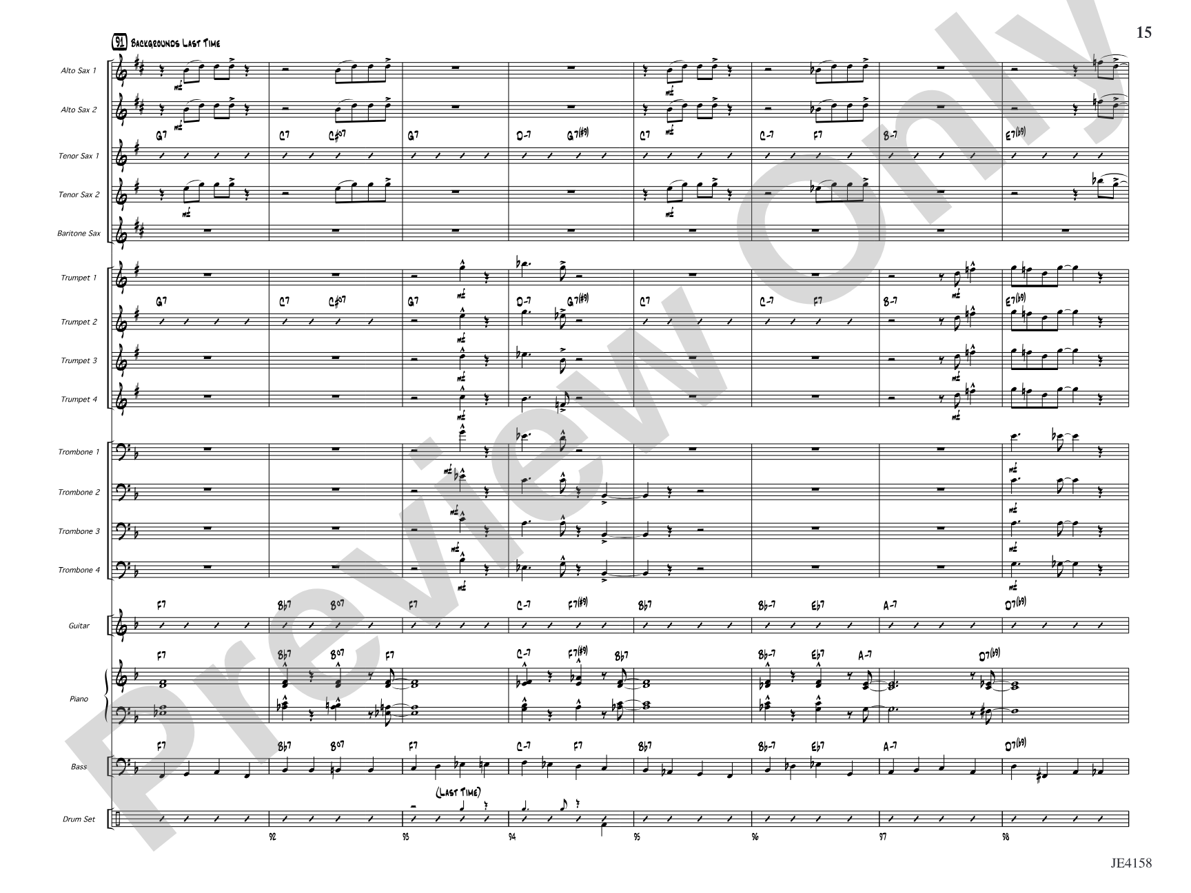 Blues for Who?: Jazz Ensemble Conductor Score & Parts