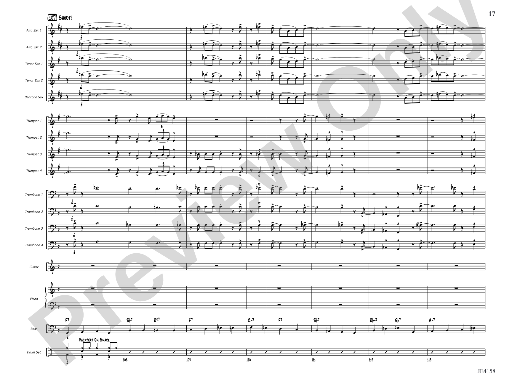 Blues for Who?: Jazz Ensemble Conductor Score & Parts