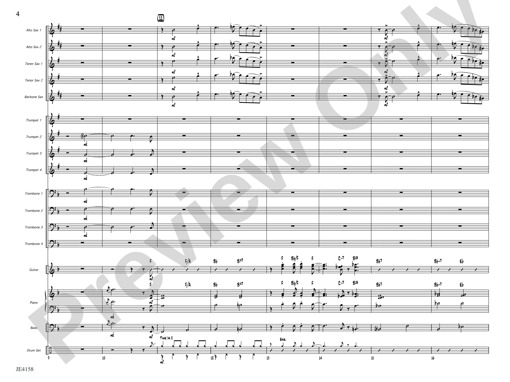 Blues for Who?: Jazz Ensemble Conductor Score & Parts