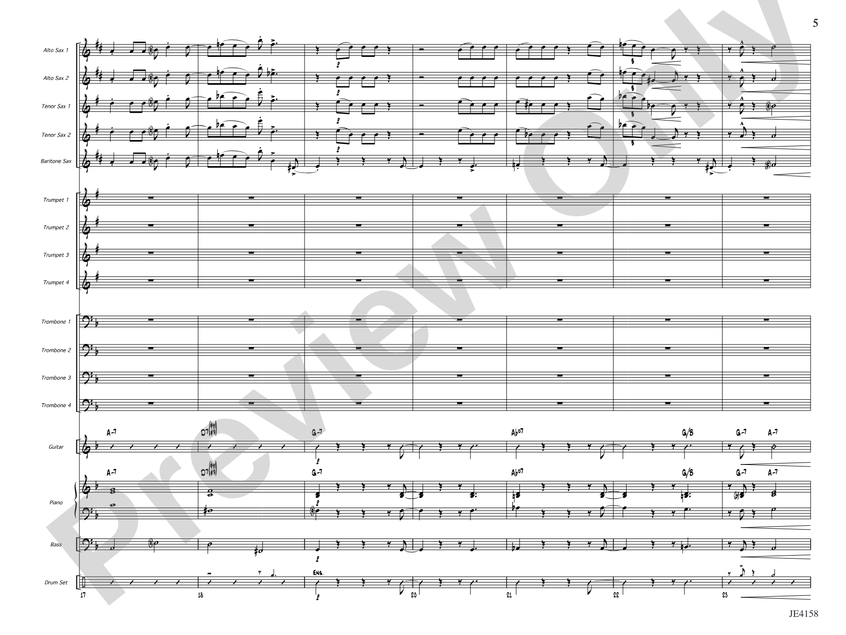 Blues for Who?: Jazz Ensemble Conductor Score & Parts