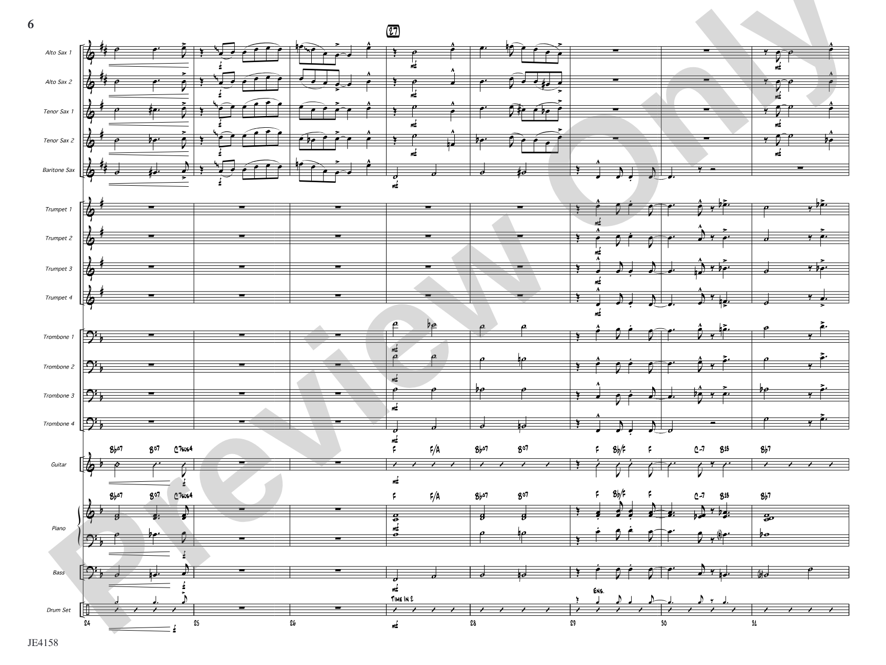 Blues for Who?: Jazz Ensemble Conductor Score & Parts