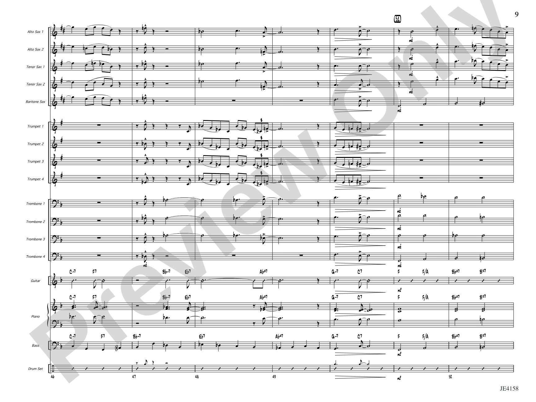 Blues for Who?: Jazz Ensemble Conductor Score & Parts
