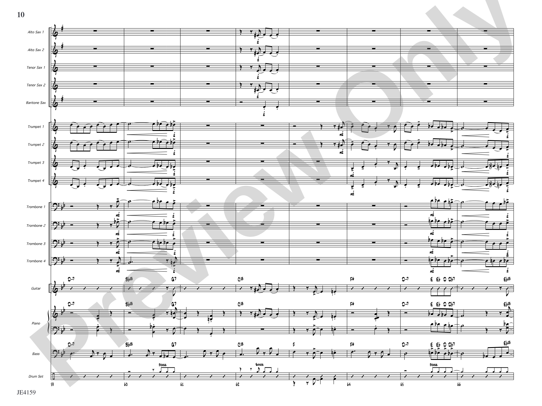 Big Clifty Breakdown: Jazz Ensemble Conductor Score & Parts