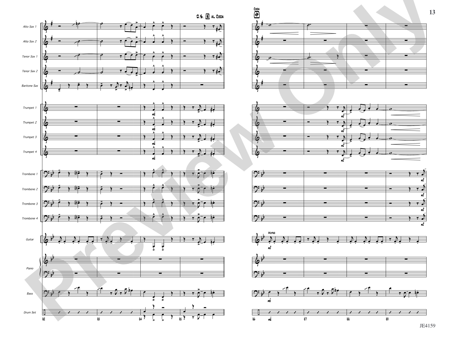 Big Clifty Breakdown: Jazz Ensemble Conductor Score & Parts