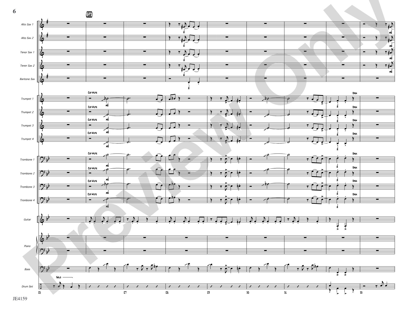 Big Clifty Breakdown: Jazz Ensemble Conductor Score & Parts