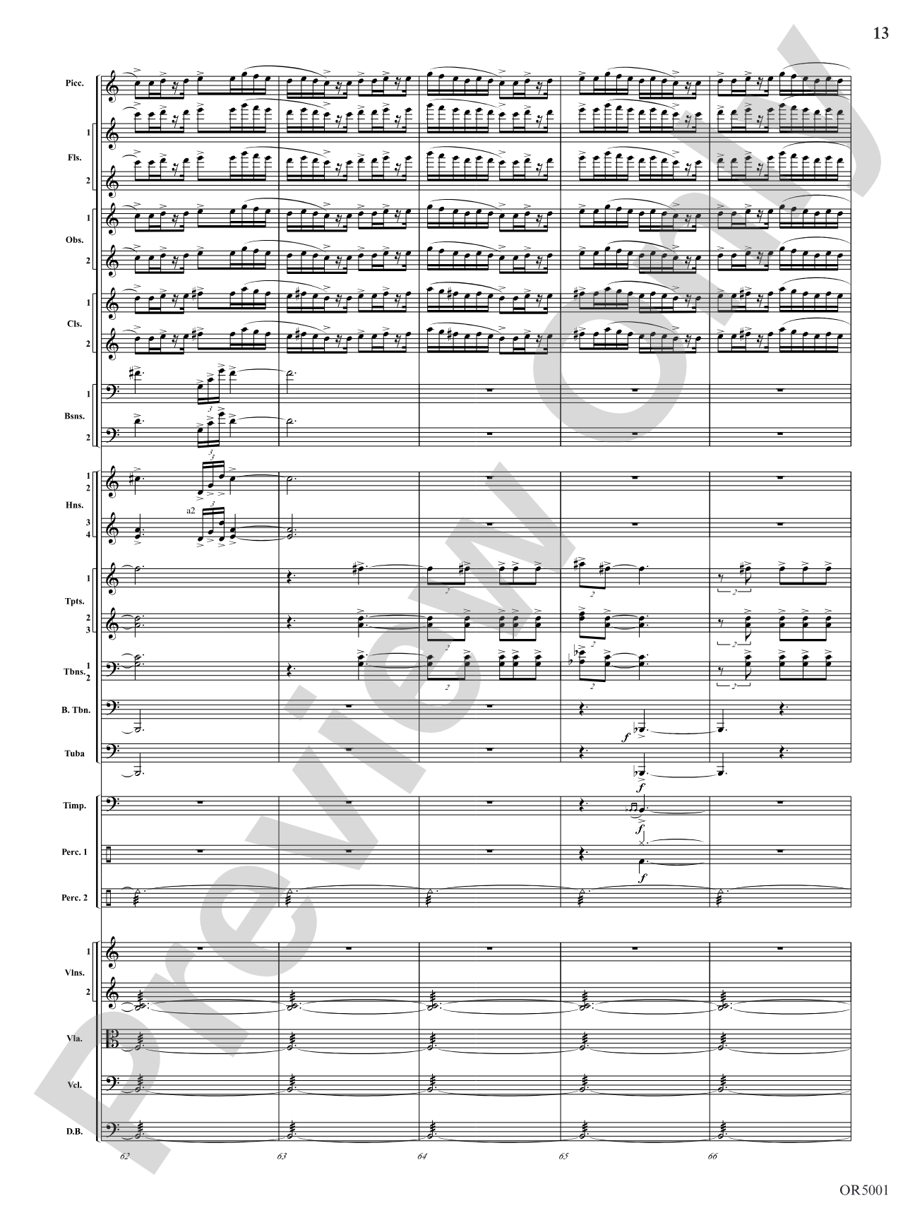 Fantasia on We Three Kings: Full Orchestra Conductor Score & Parts