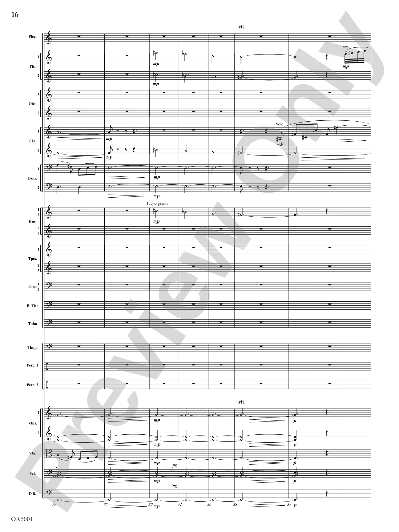 Fantasia on We Three Kings: Full Orchestra Conductor Score & Parts