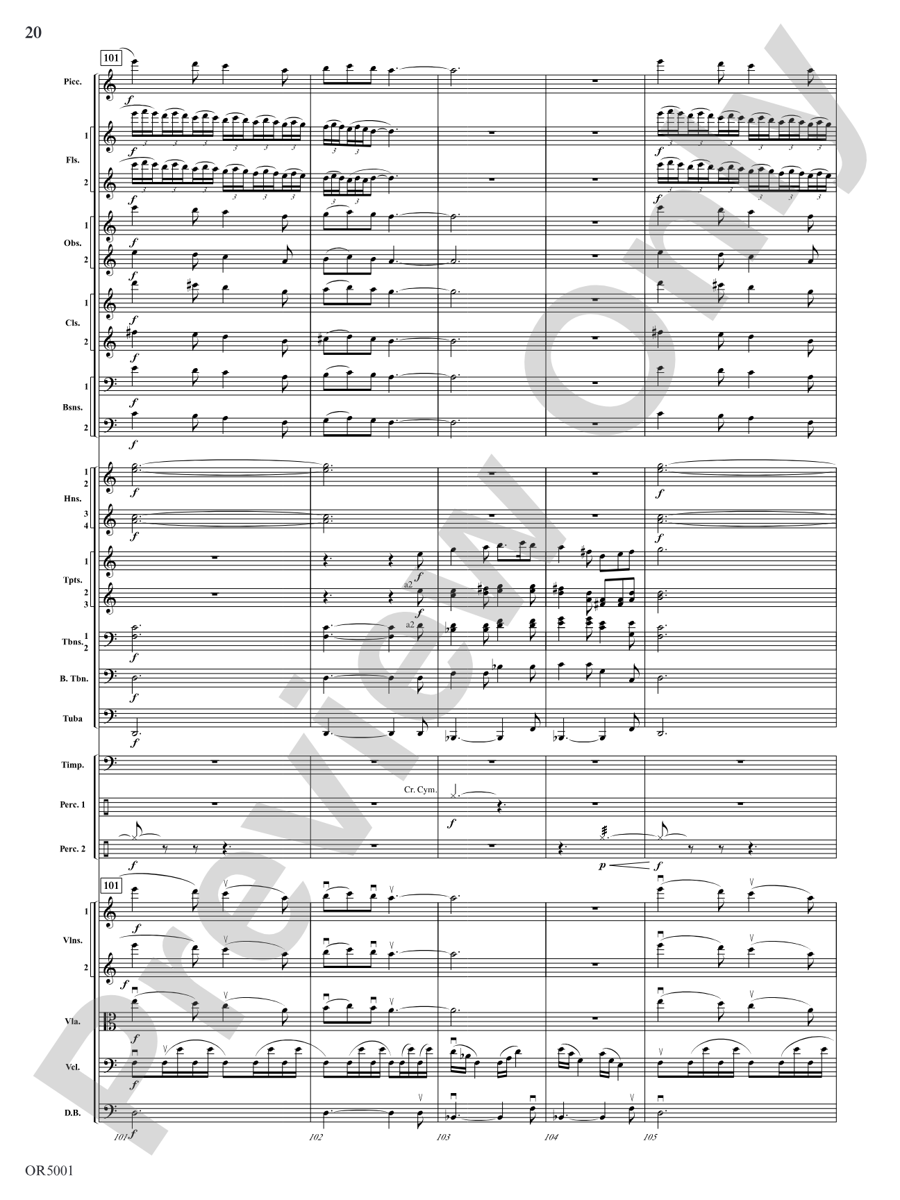Fantasia on We Three Kings: Full Orchestra Conductor Score & Parts