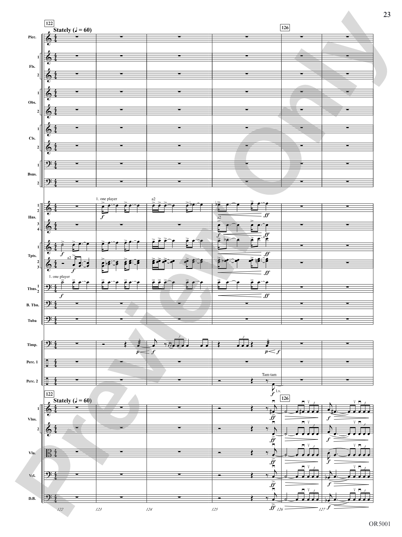 Fantasia on We Three Kings: Full Orchestra Conductor Score & Parts