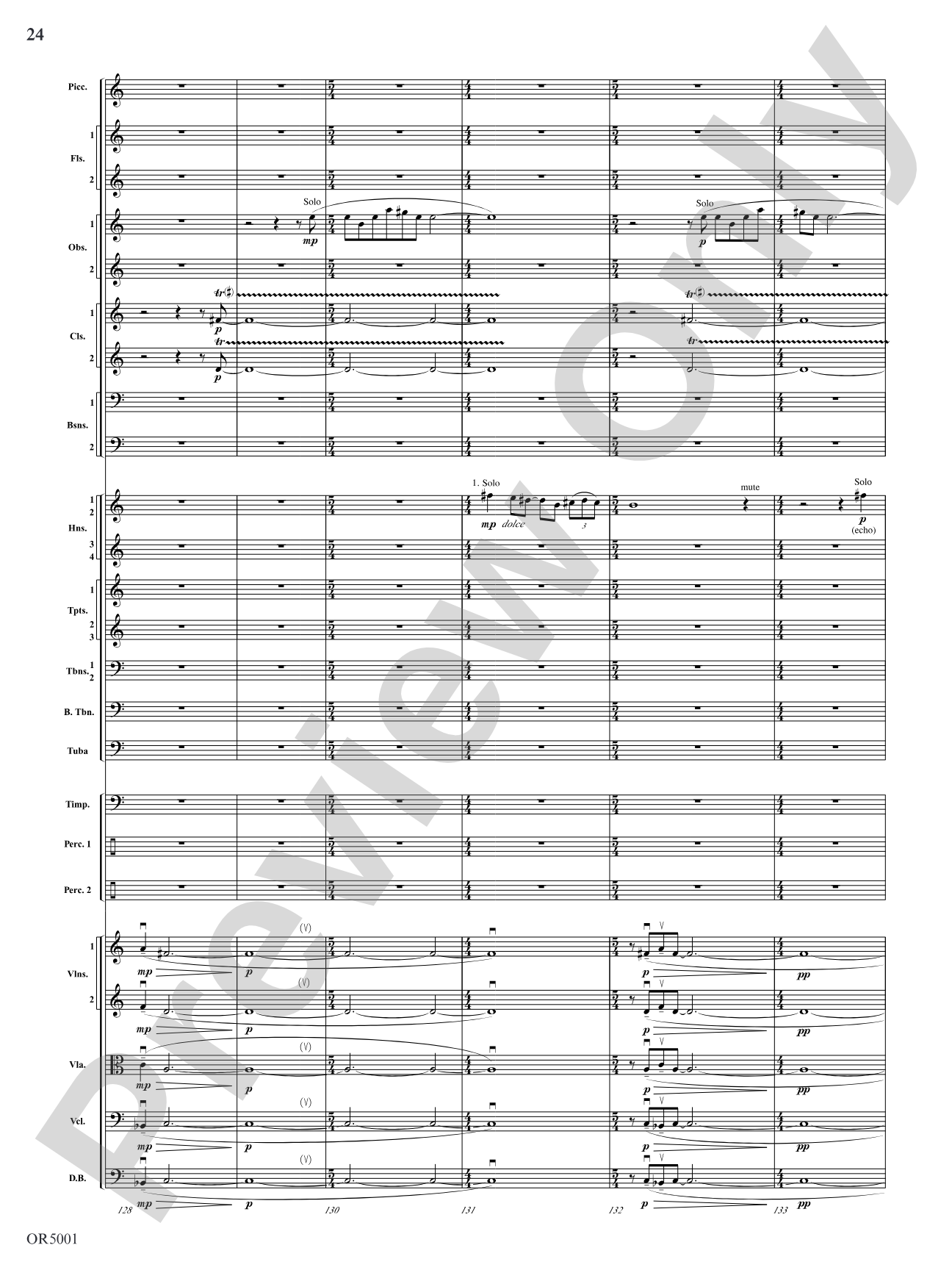 Fantasia on We Three Kings: Full Orchestra Conductor Score & Parts
