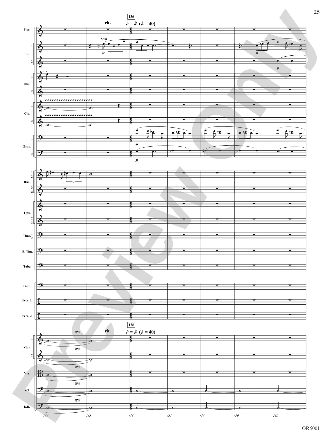 Fantasia on We Three Kings: Full Orchestra Conductor Score & Parts