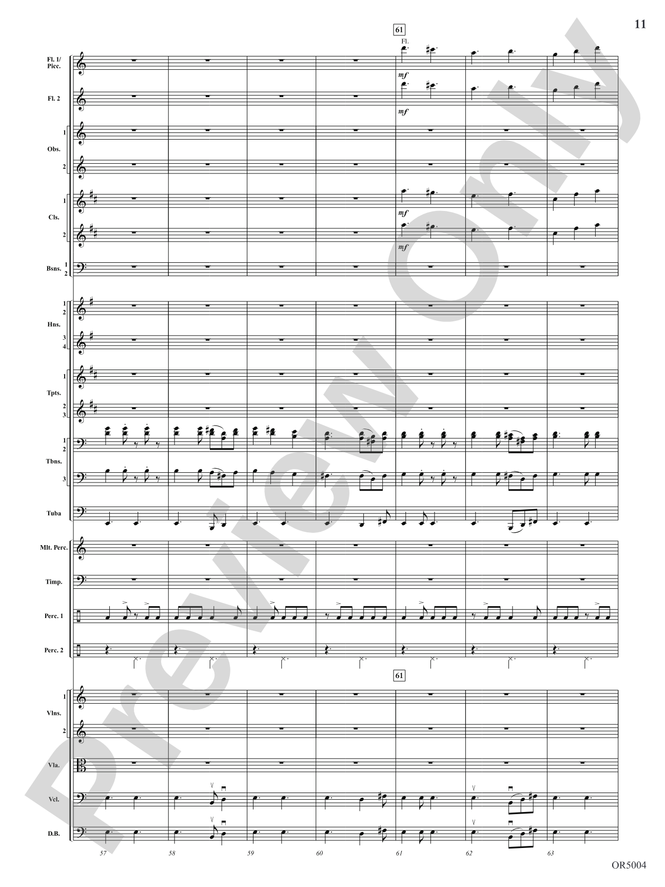 Summer Dances: Full Orchestra Conductor Score & Parts