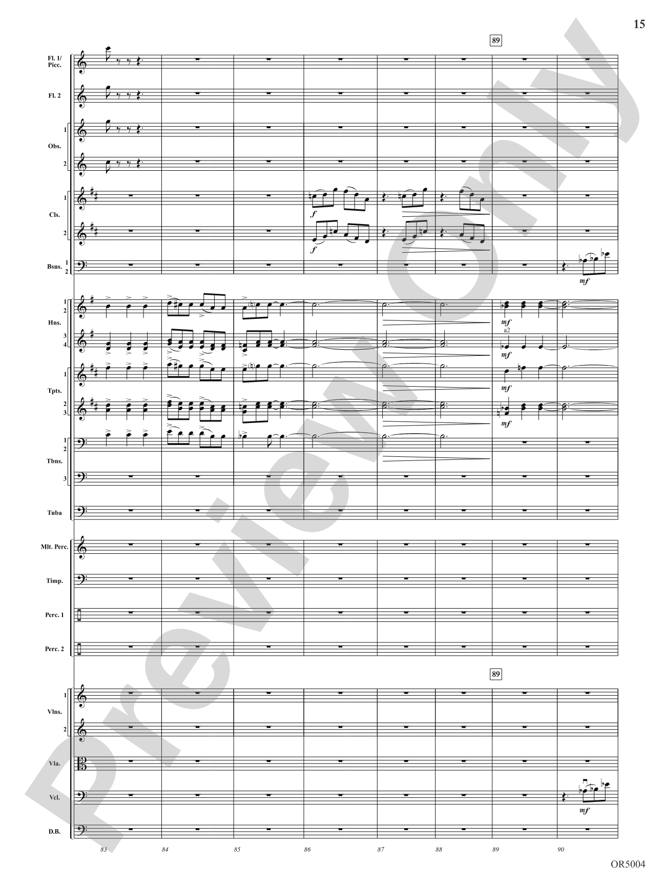 Summer Dances: Full Orchestra Conductor Score & Parts