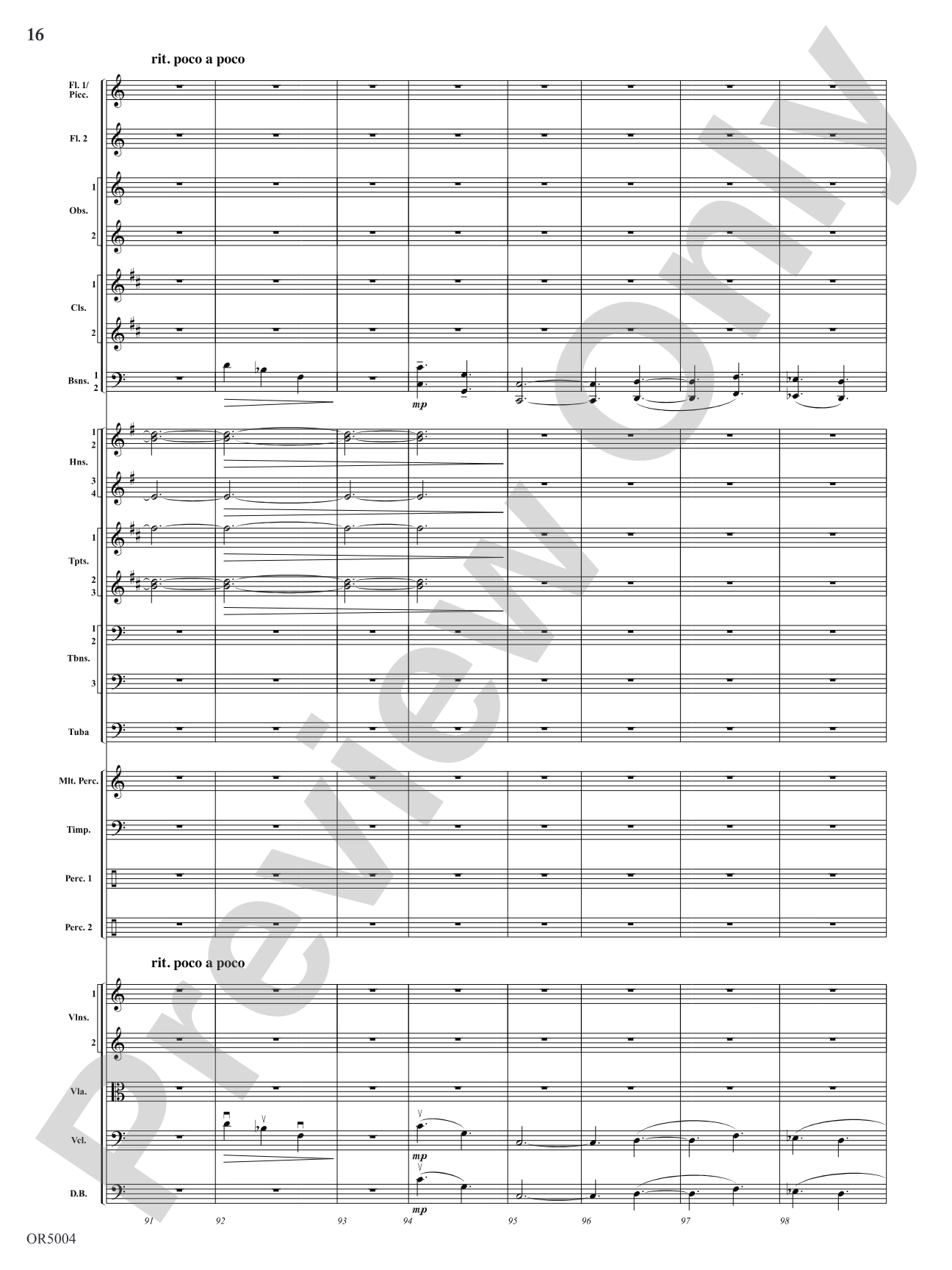 Summer Dances: Full Orchestra Conductor Score & Parts