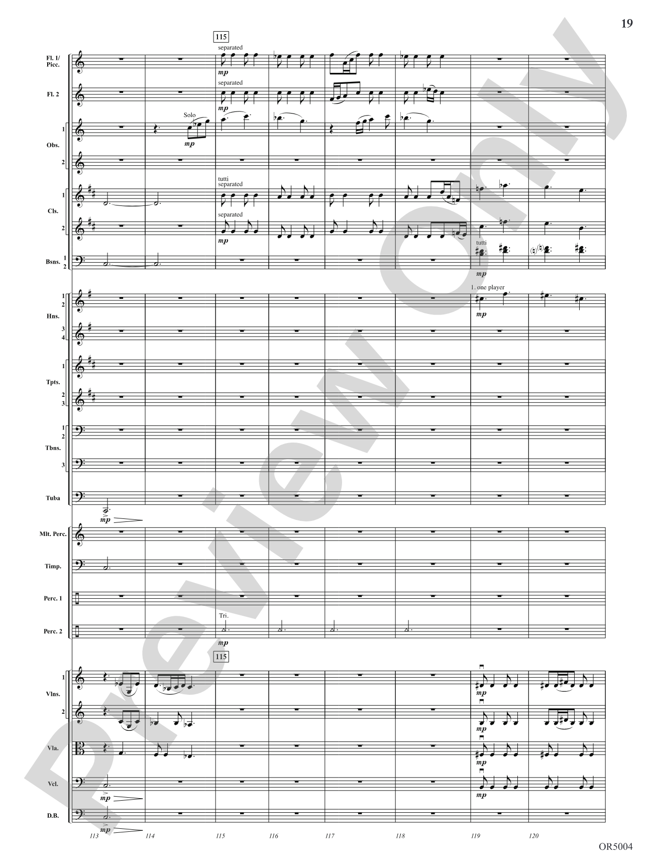 Summer Dances: Full Orchestra Conductor Score & Parts