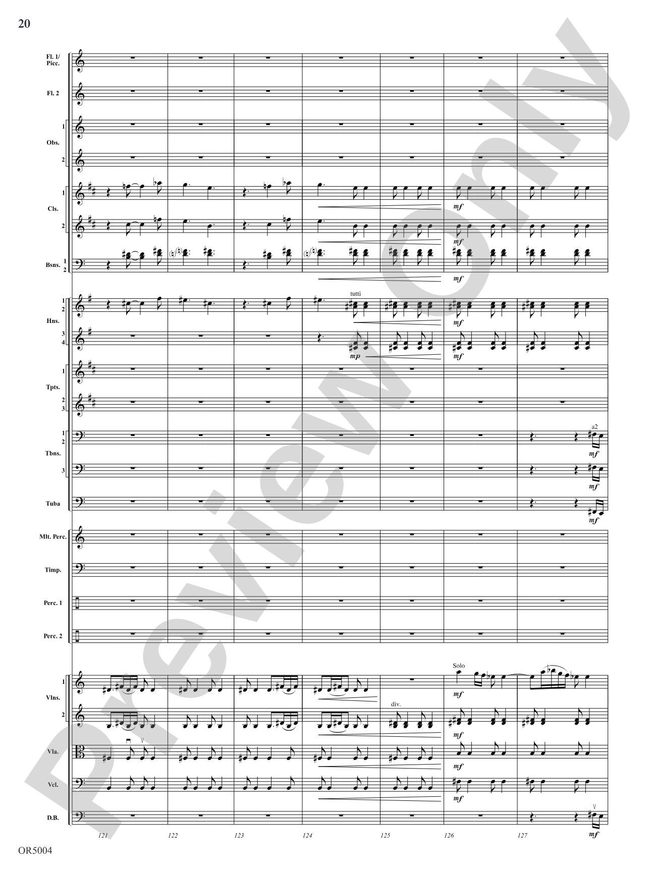 Summer Dances: Full Orchestra Conductor Score & Parts