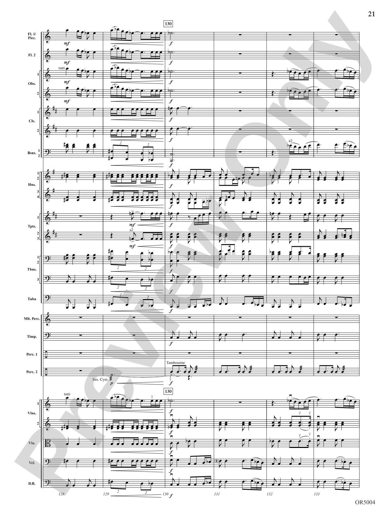 Summer Dances: Full Orchestra Conductor Score & Parts