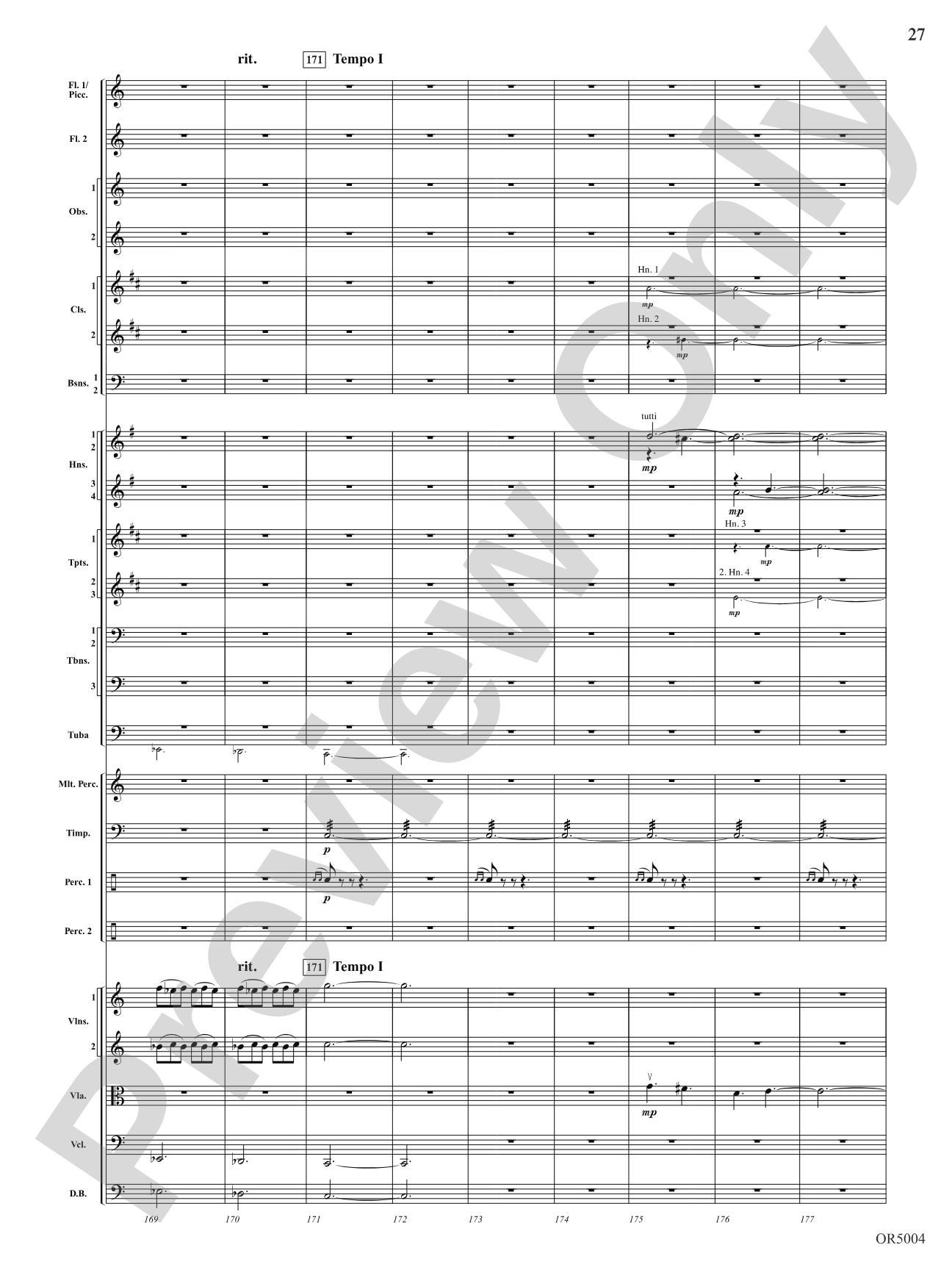 Summer Dances: Full Orchestra Conductor Score & Parts