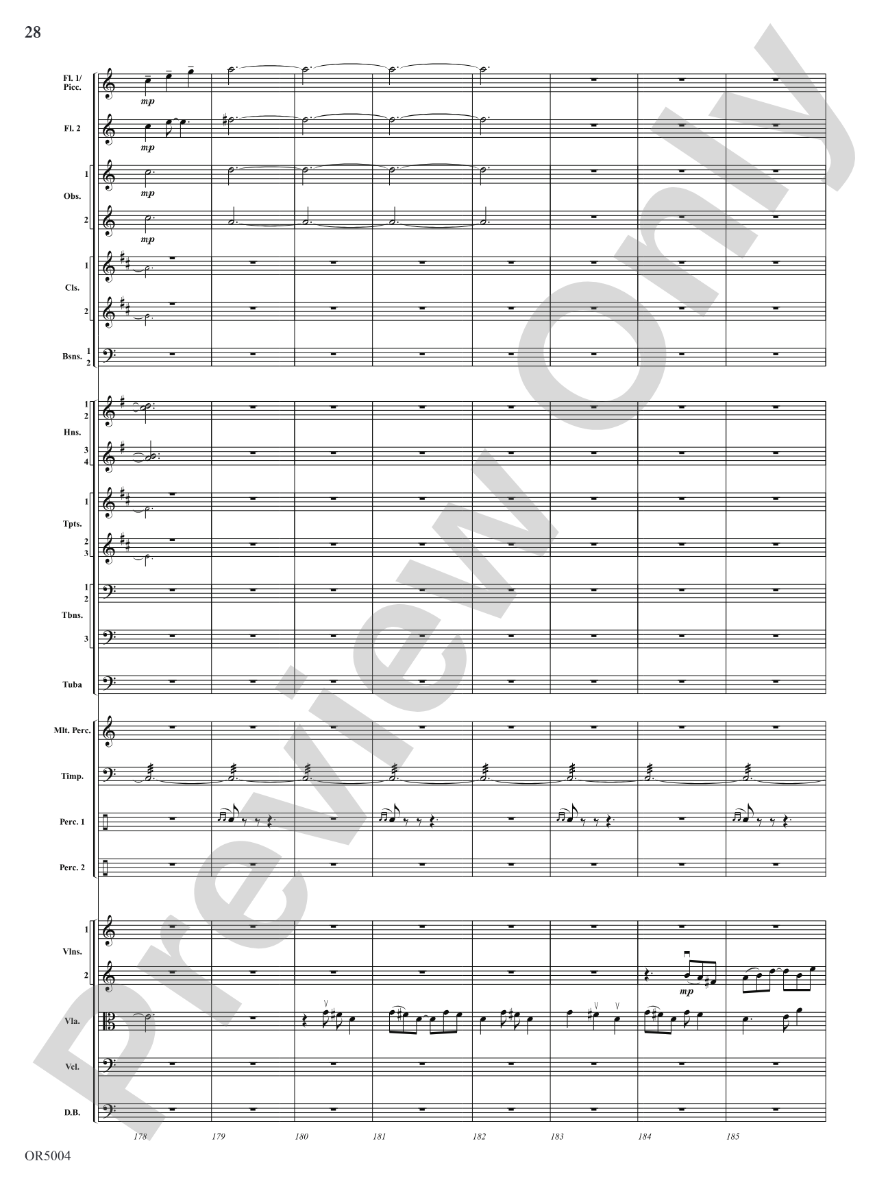 Summer Dances: Full Orchestra Conductor Score & Parts