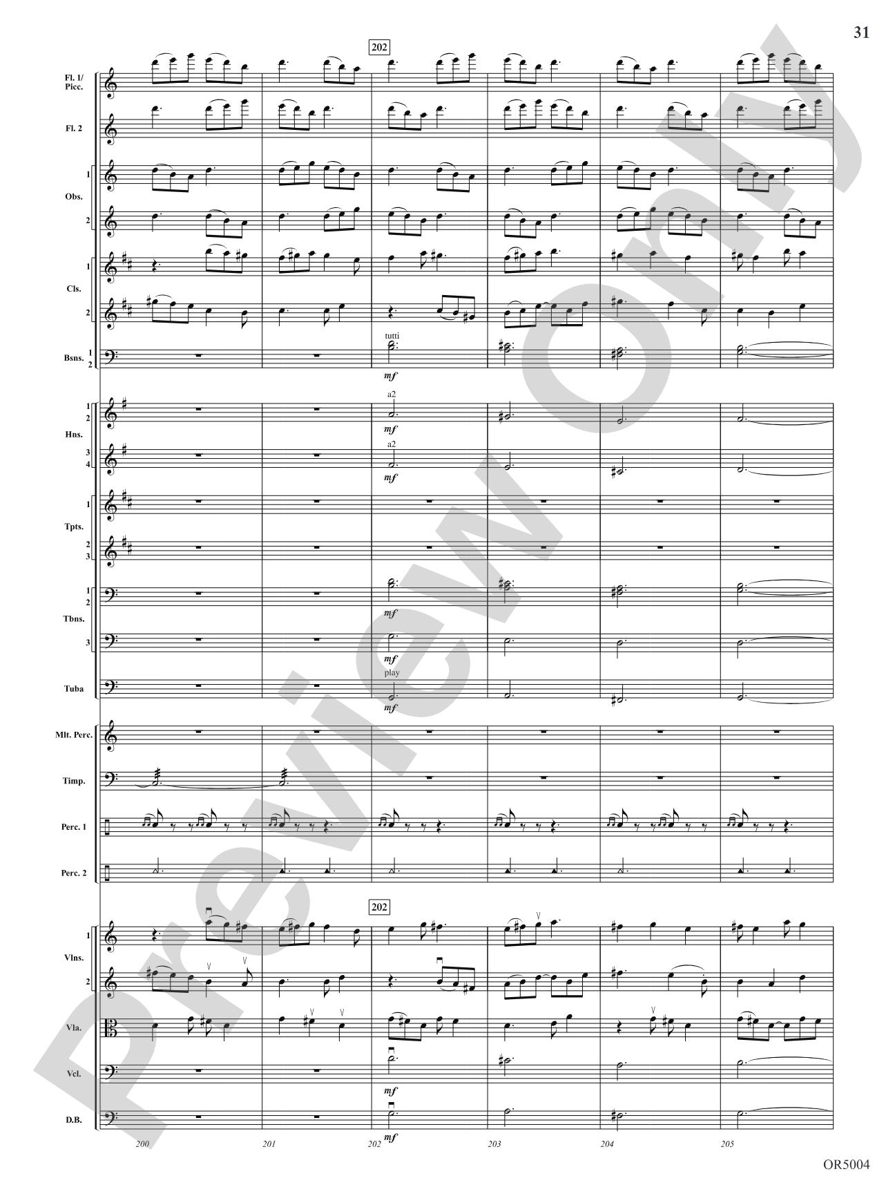 Summer Dances: Full Orchestra Conductor Score & Parts