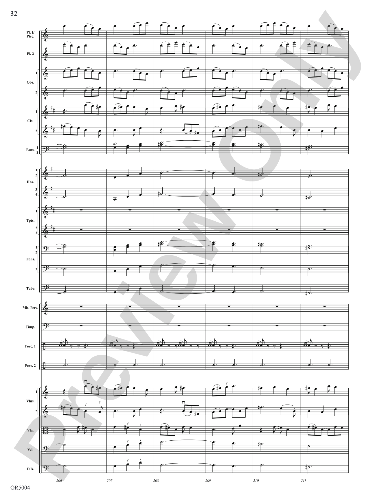 Summer Dances: Full Orchestra Conductor Score & Parts