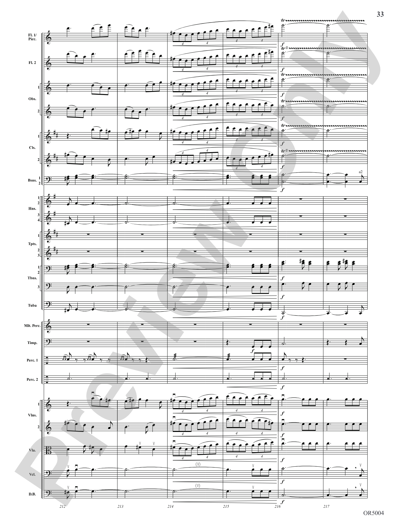 Summer Dances: Full Orchestra Conductor Score & Parts