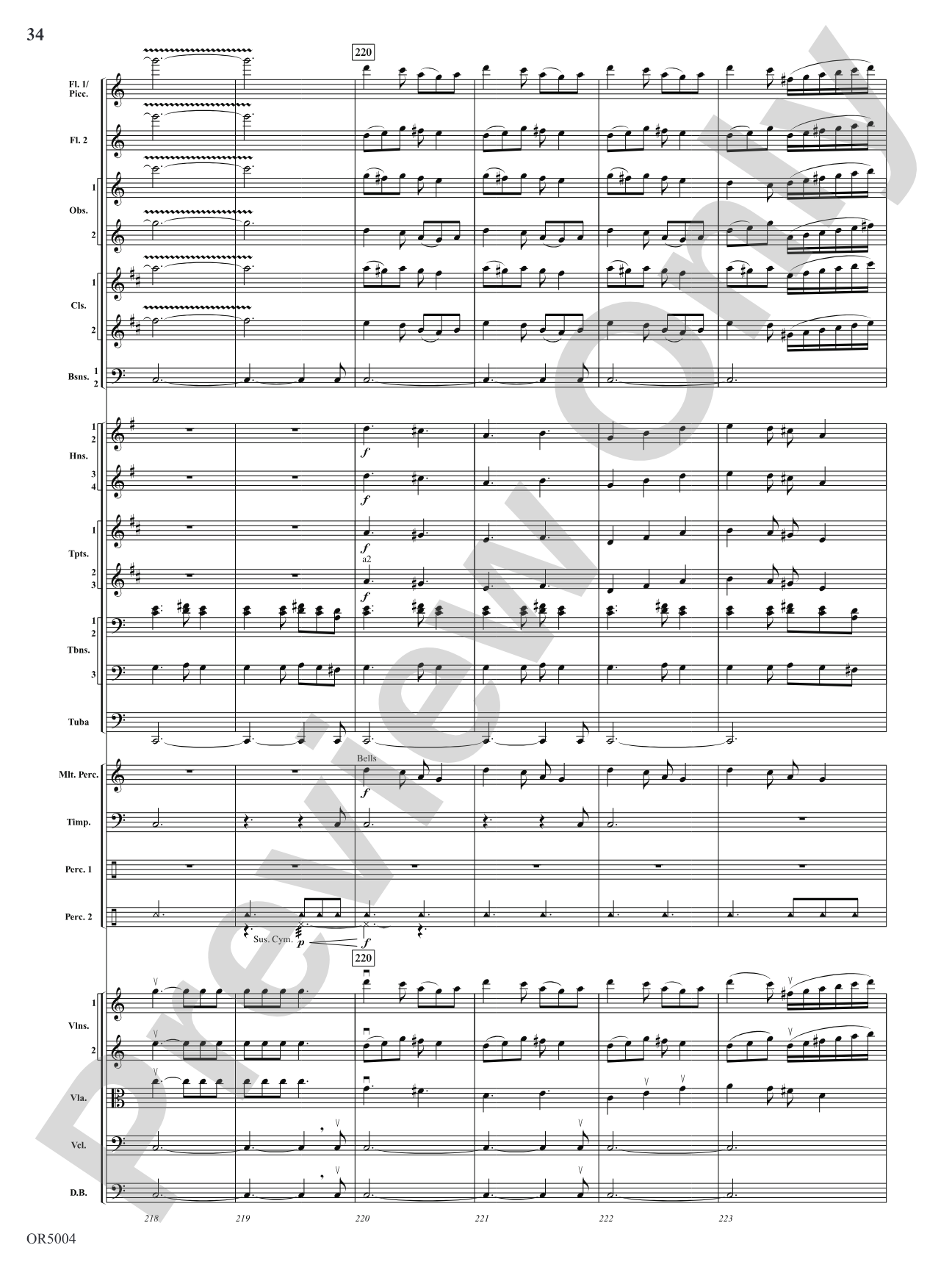 Summer Dances: Full Orchestra Conductor Score & Parts