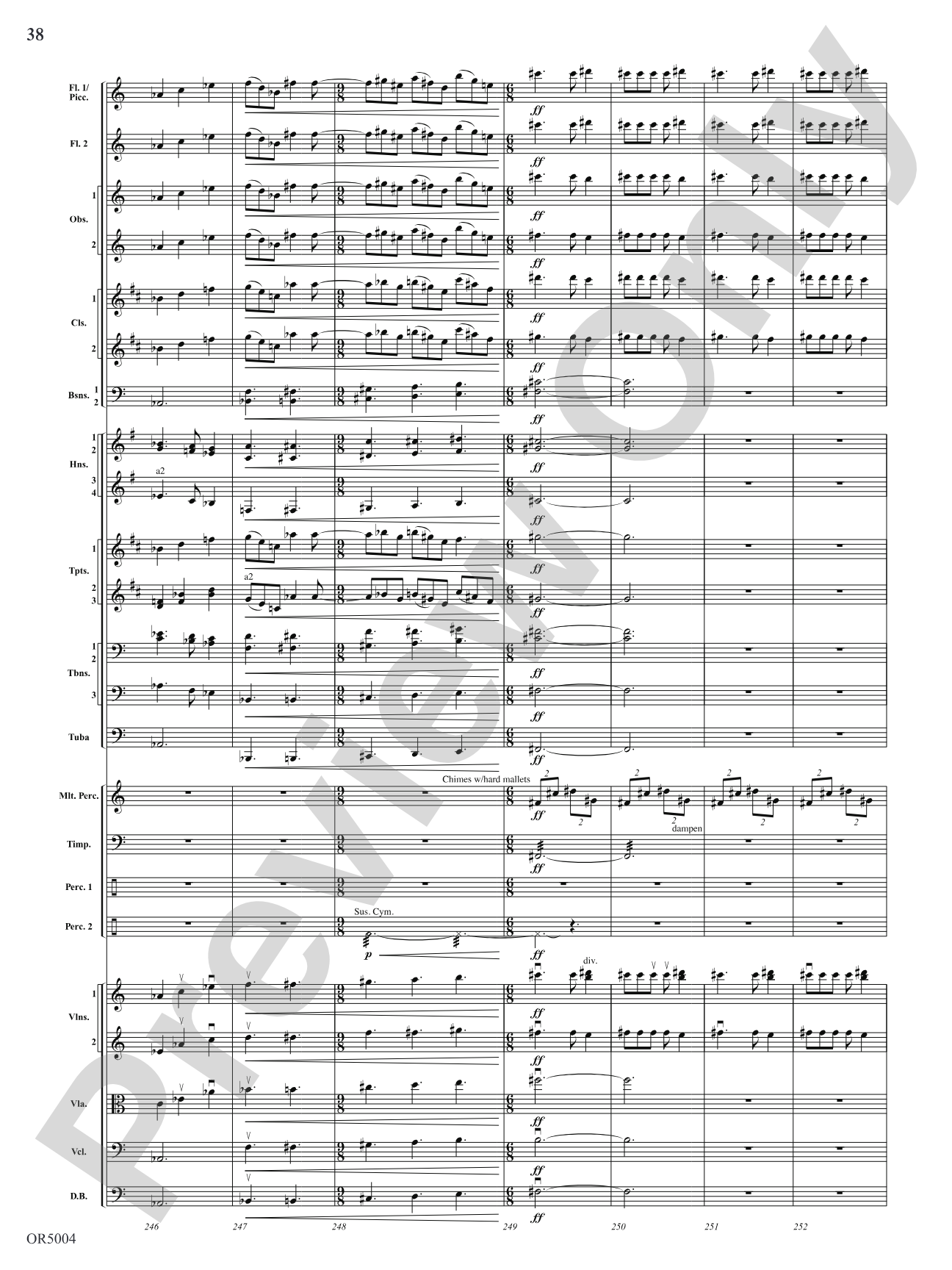 Summer Dances: Full Orchestra Conductor Score & Parts