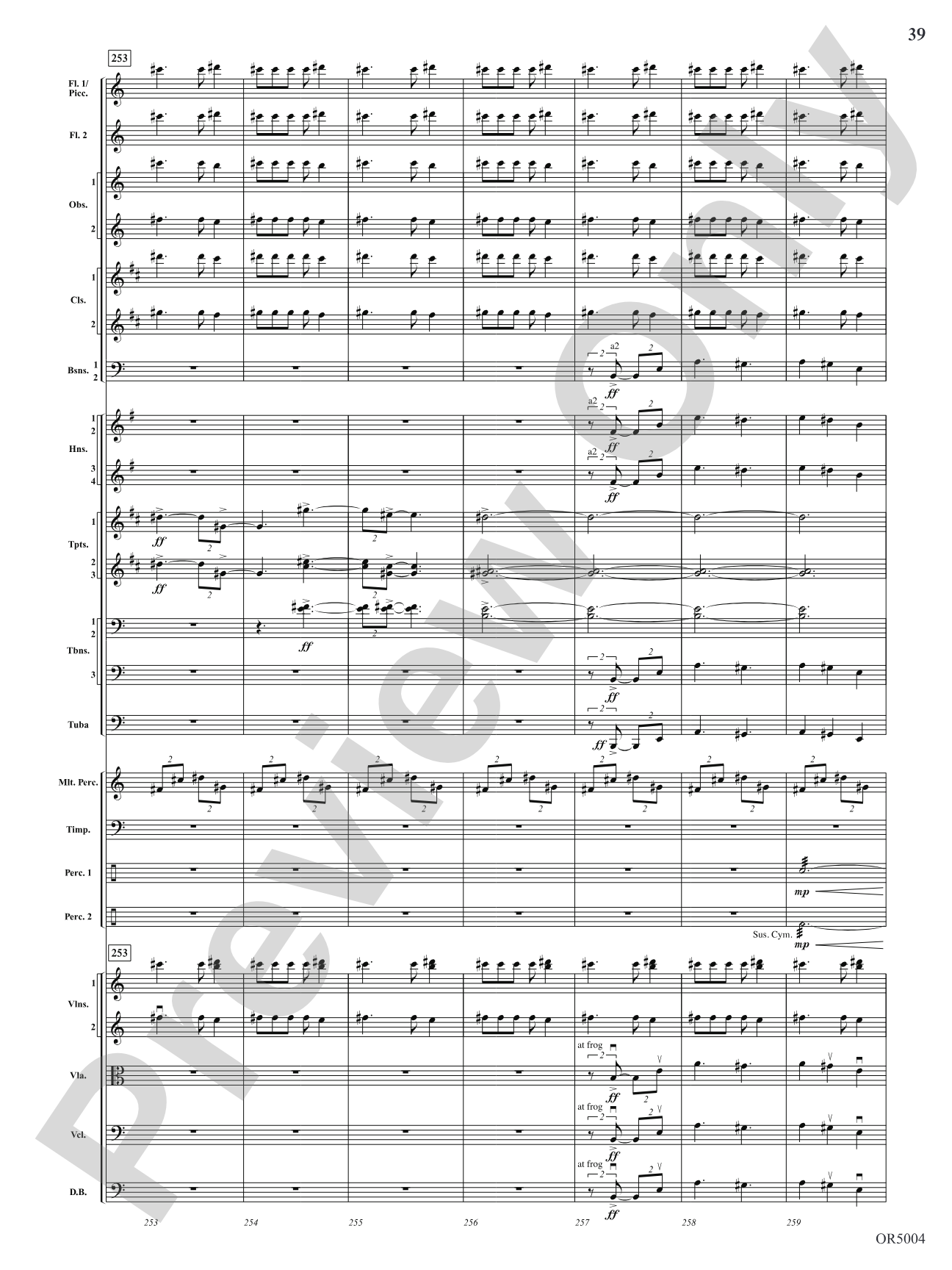 Summer Dances: Full Orchestra Conductor Score & Parts