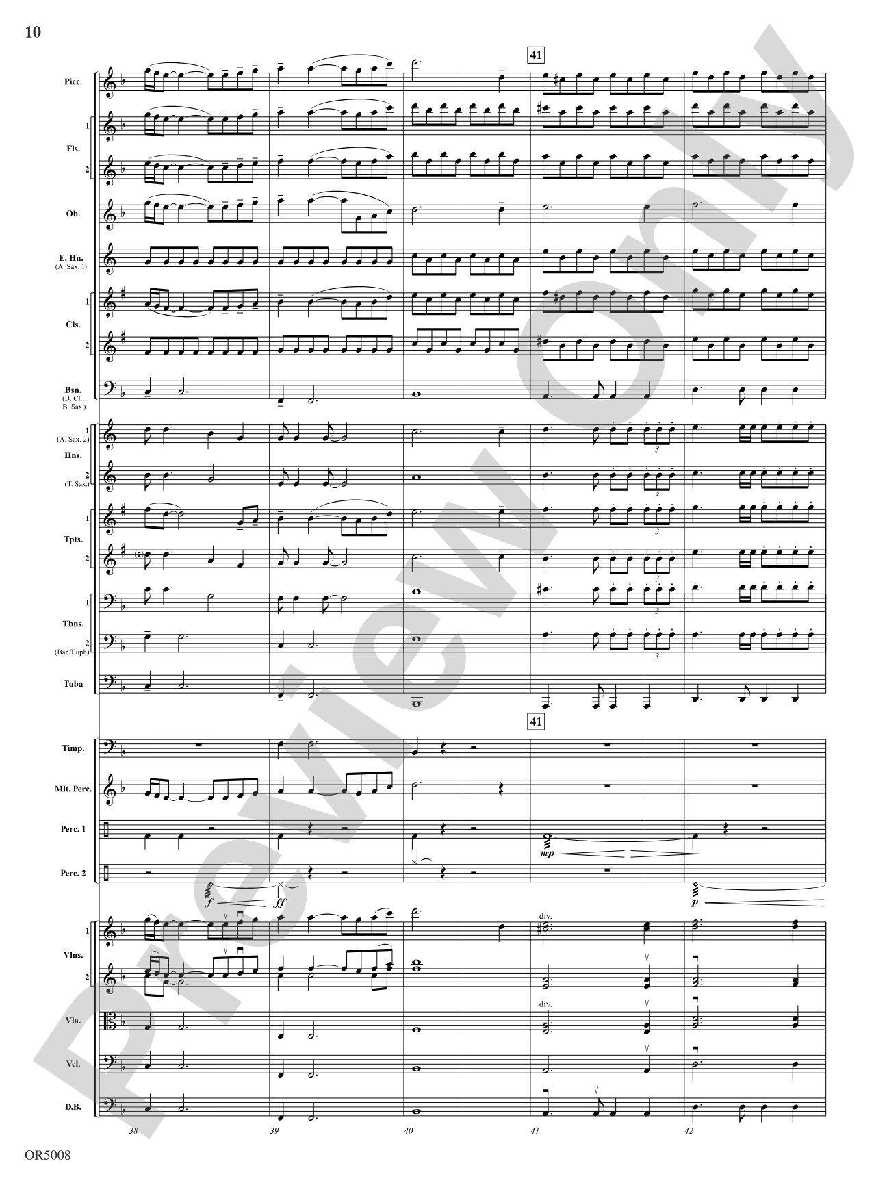 Warrior Legacy: Full Orchestra Conductor Score & Parts