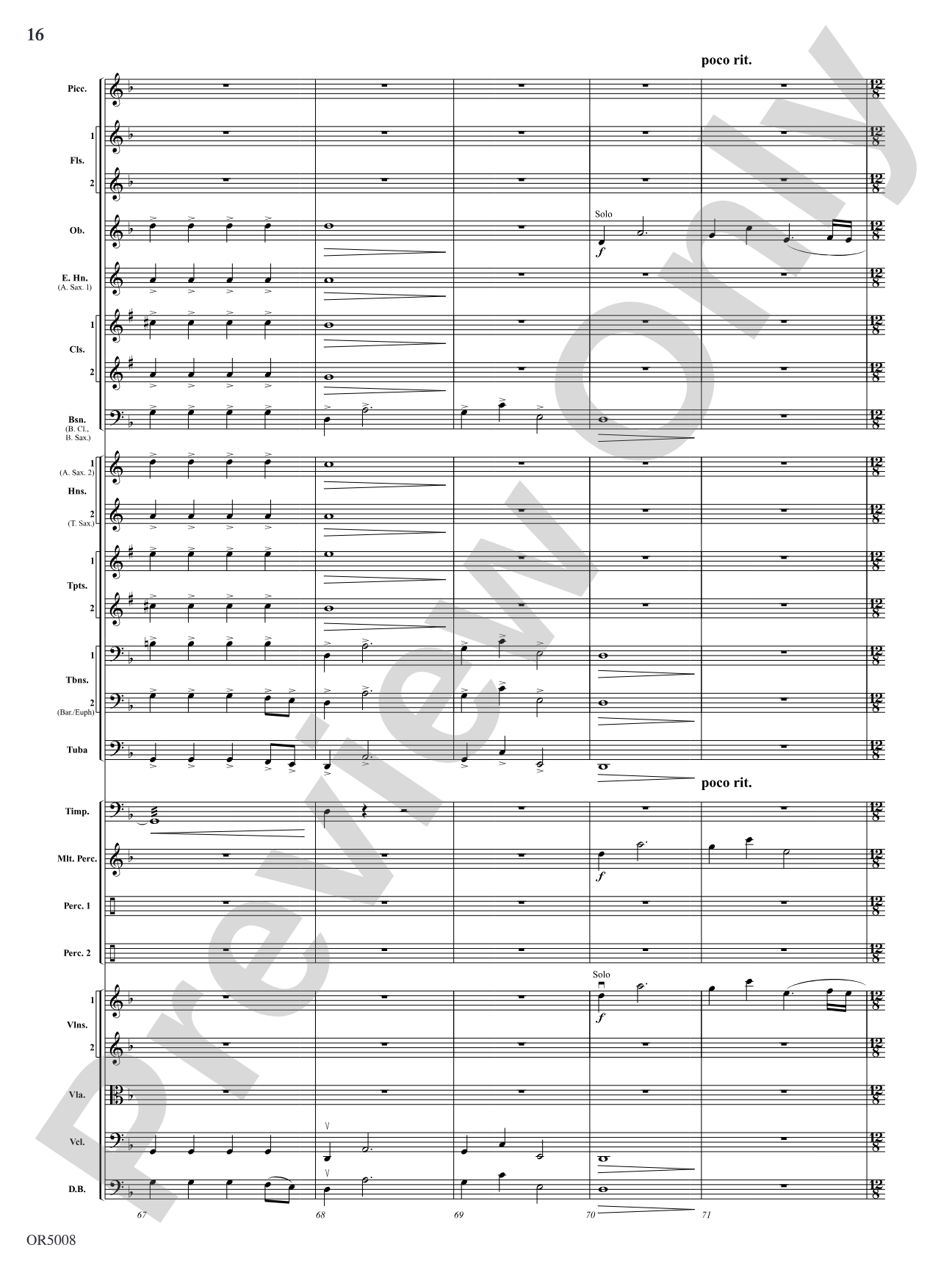Warrior Legacy: Full Orchestra Conductor Score & Parts