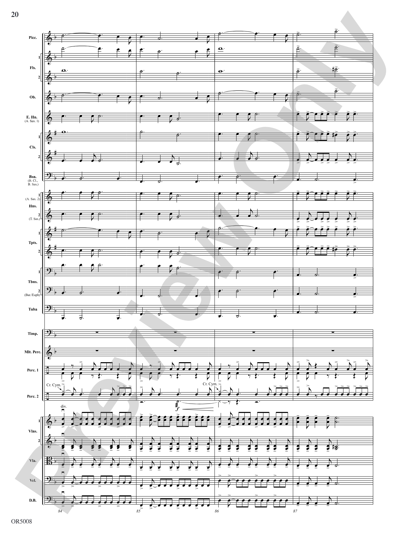 Warrior Legacy: Full Orchestra Conductor Score & Parts