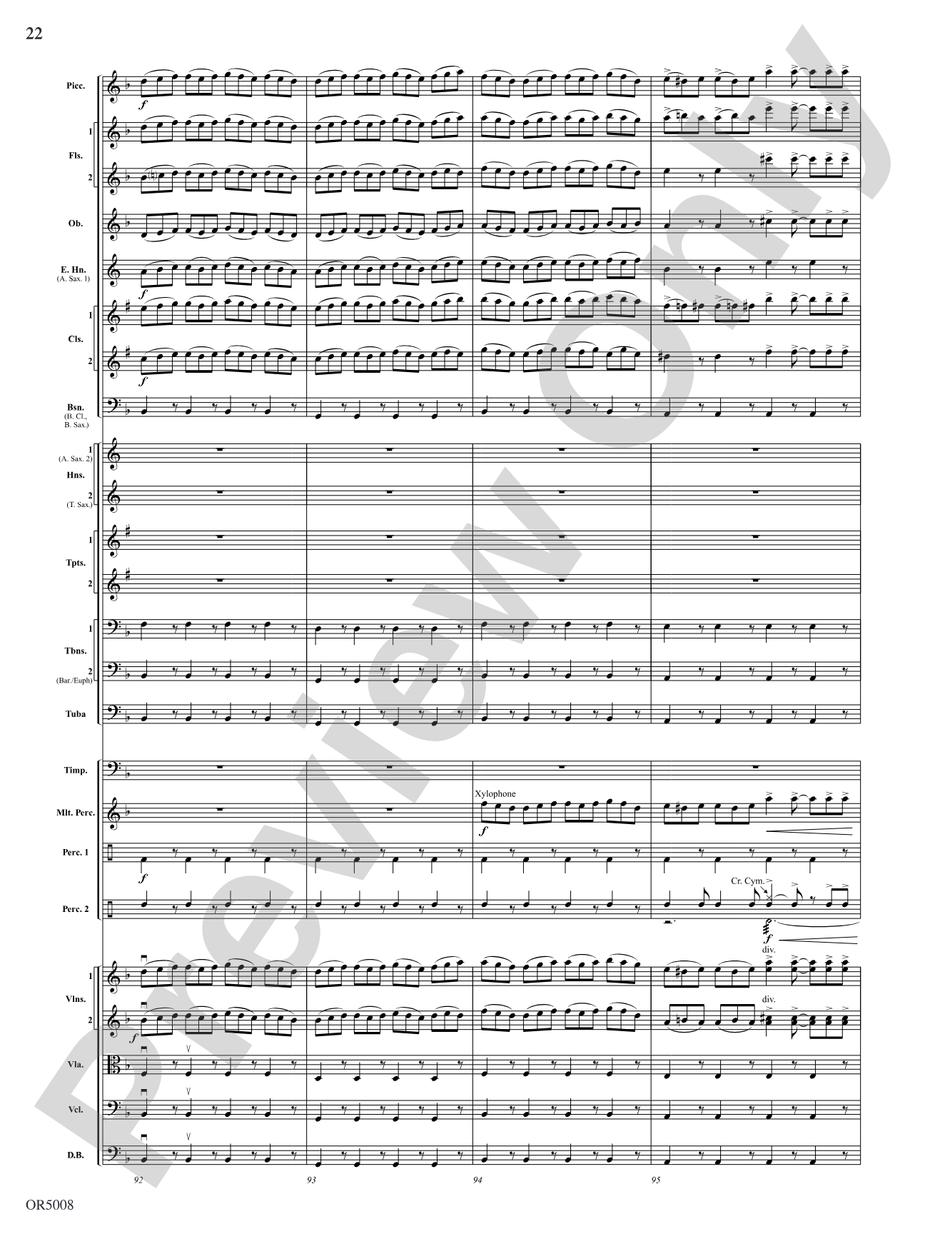 Warrior Legacy: Full Orchestra Conductor Score & Parts