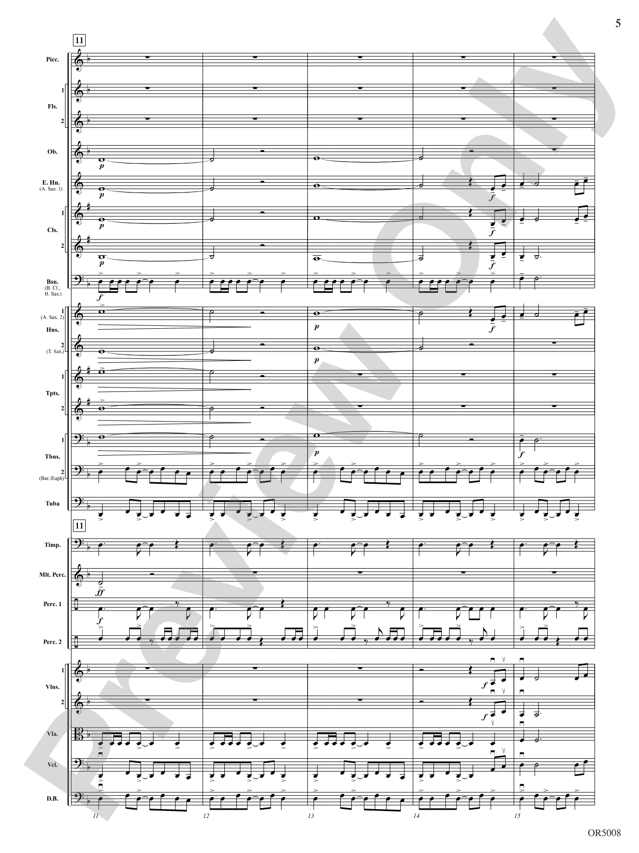 Warrior Legacy: Full Orchestra Conductor Score & Parts
