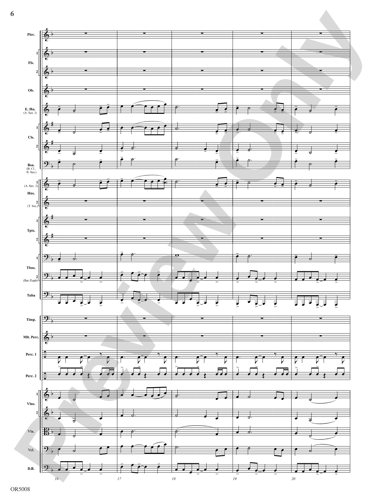 Warrior Legacy: Full Orchestra Conductor Score & Parts
