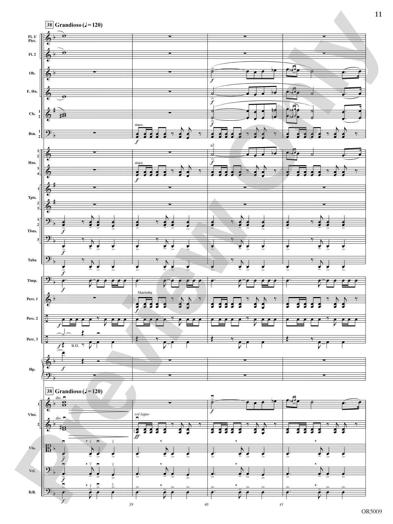 Egyptian Legacy: Full Orchestra Conductor Score & Parts