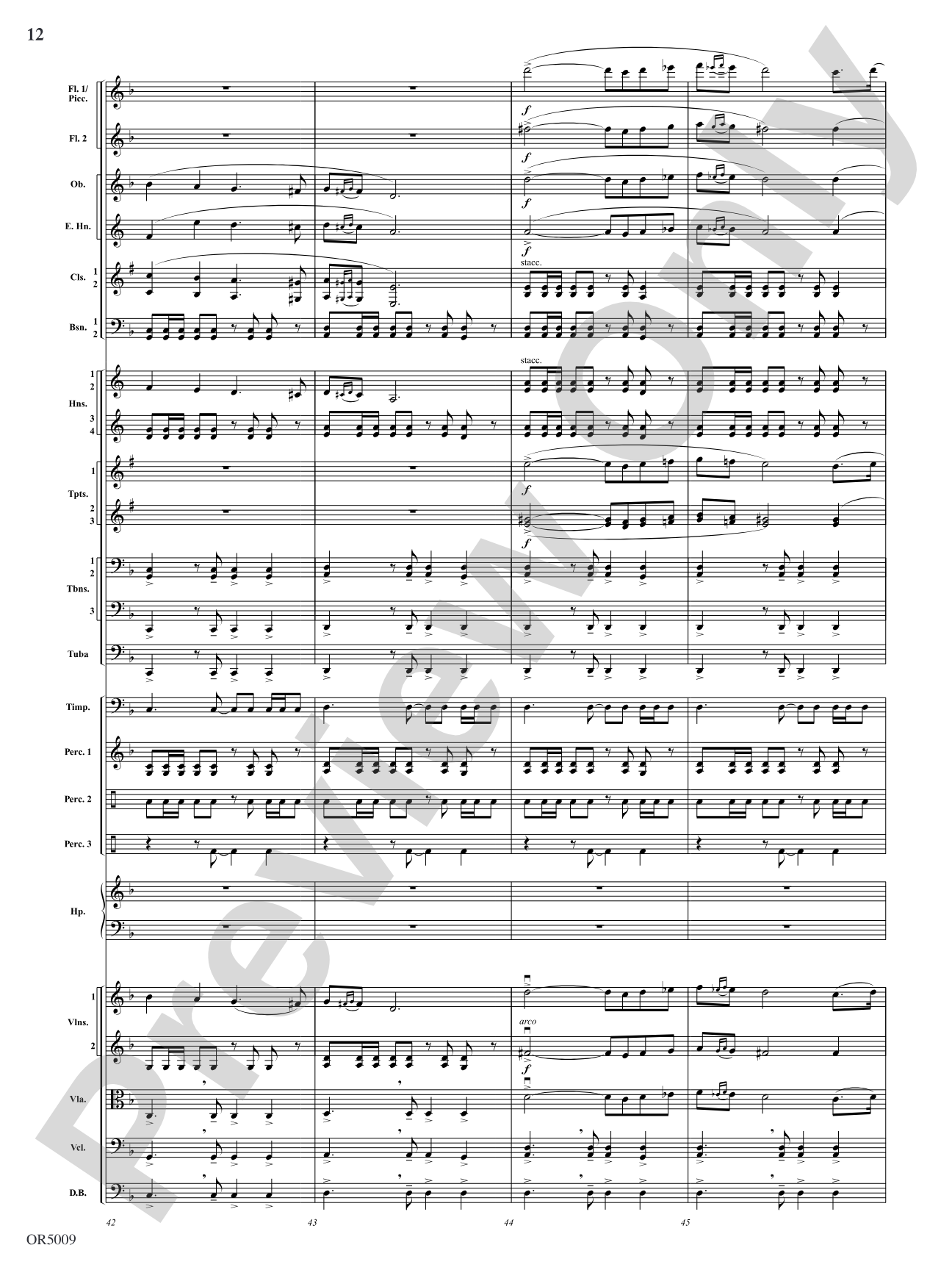 Egyptian Legacy: Full Orchestra Conductor Score & Parts