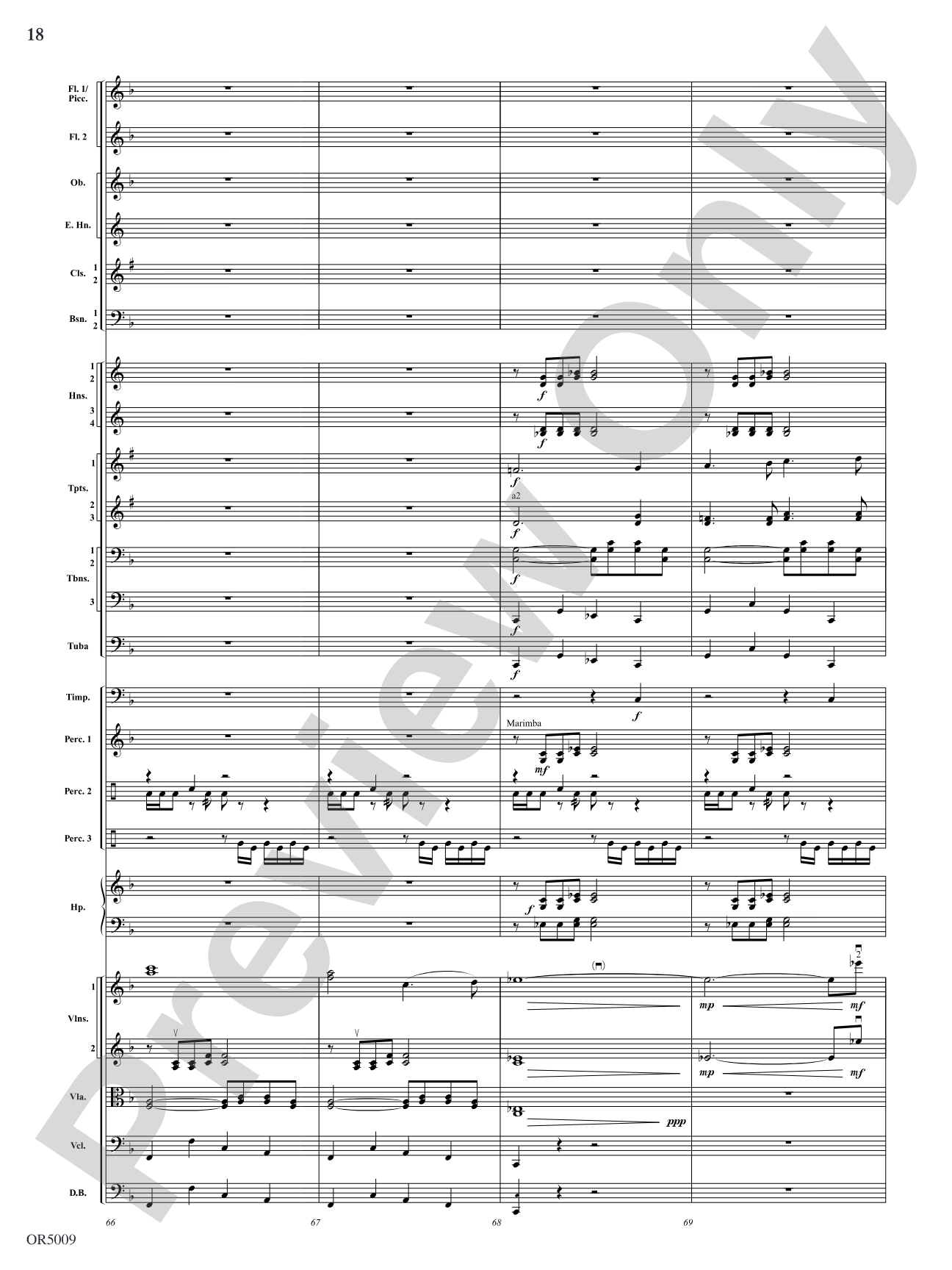 Egyptian Legacy: Full Orchestra Conductor Score & Parts