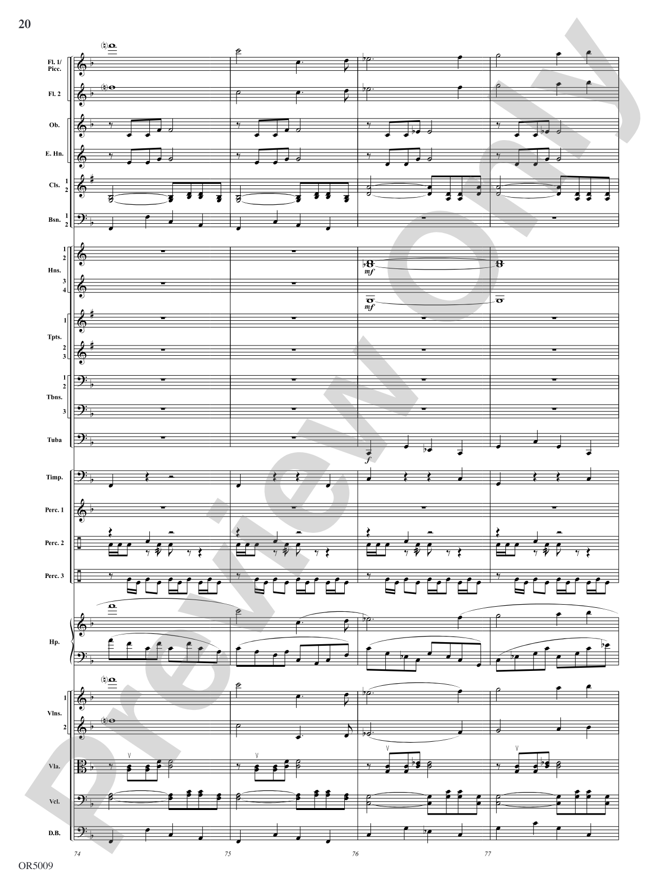 Egyptian Legacy: Full Orchestra Conductor Score & Parts