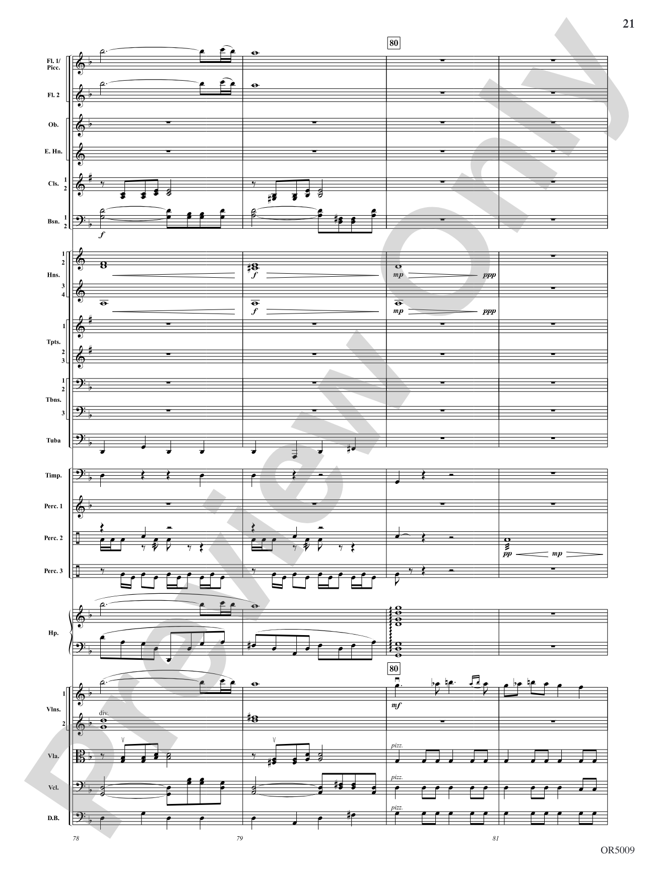 Egyptian Legacy: Full Orchestra Conductor Score & Parts