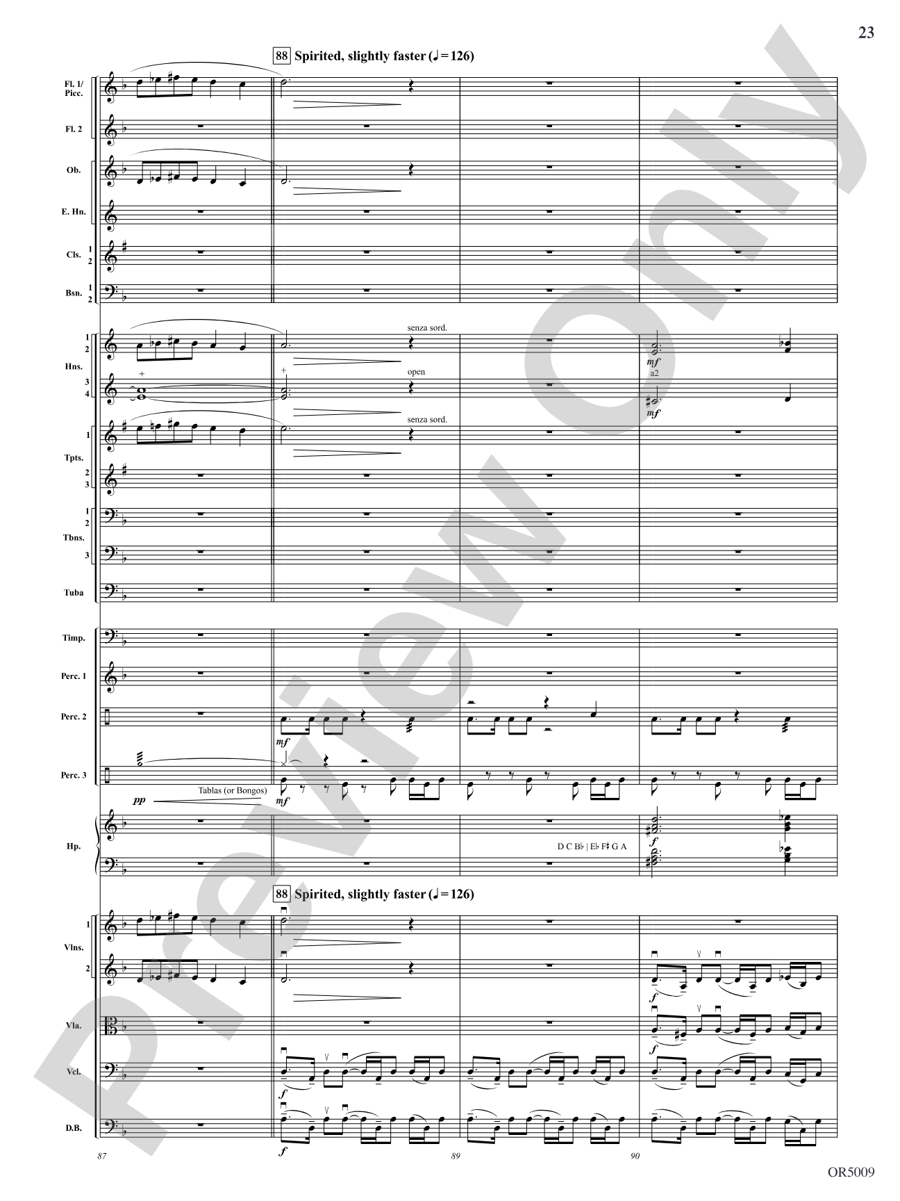Egyptian Legacy: Full Orchestra Conductor Score & Parts