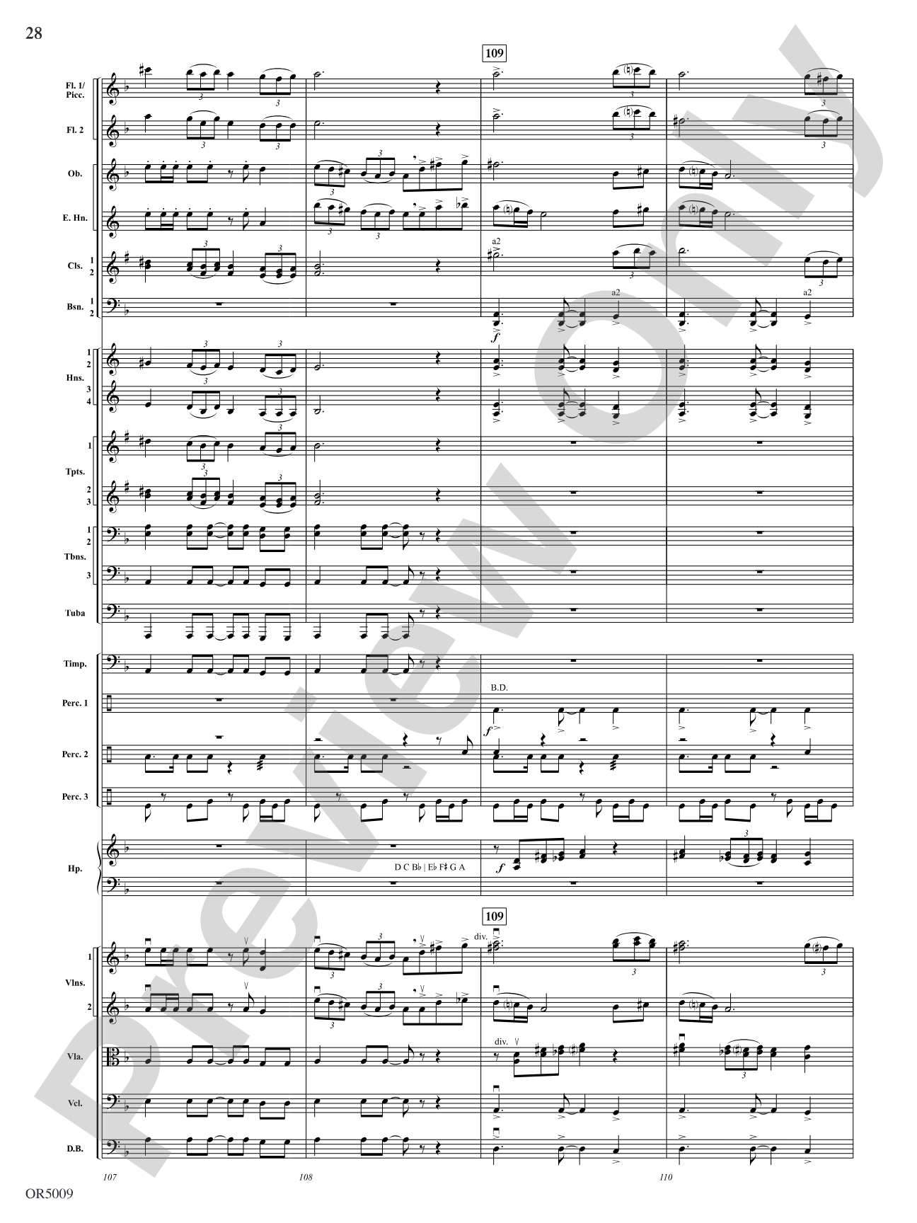 Egyptian Legacy: Full Orchestra Conductor Score & Parts