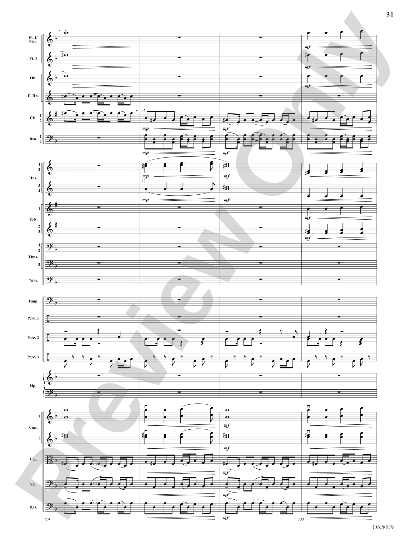 Egyptian Legacy: Full Orchestra Conductor Score & Parts