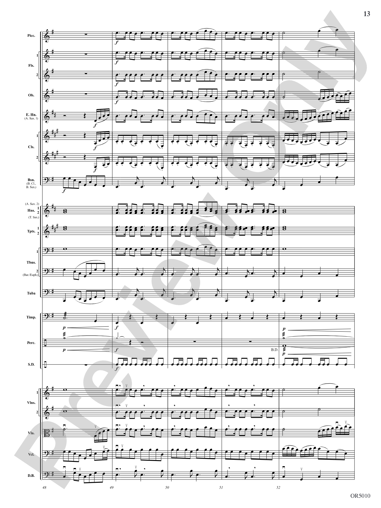 A Pirate's Legend: Full Orchestra Conductor Score & Parts