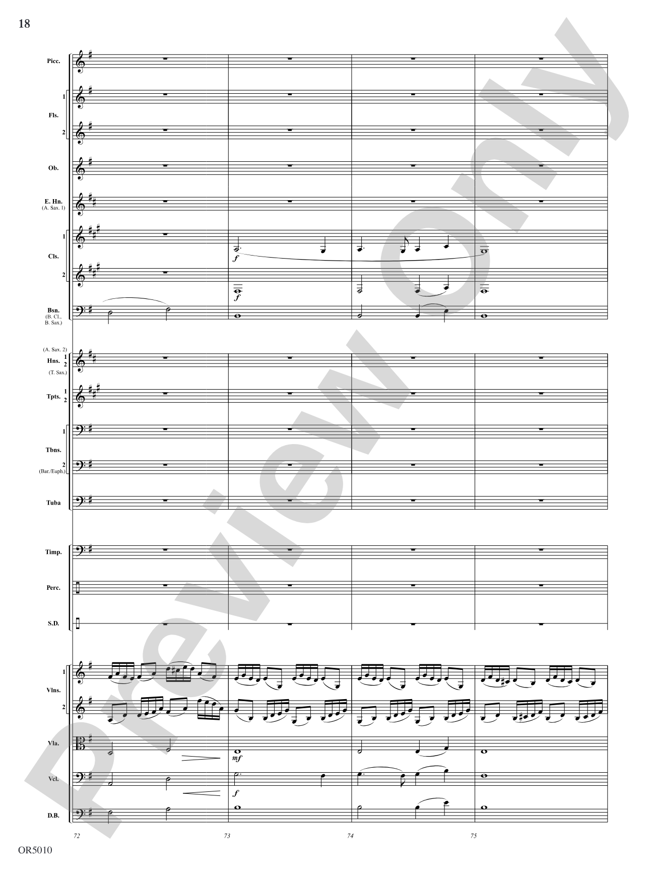 A Pirate's Legend: Full Orchestra Conductor Score & Parts