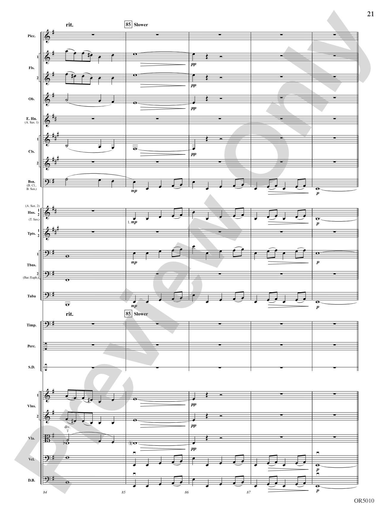 A Pirate's Legend: Full Orchestra Conductor Score & Parts