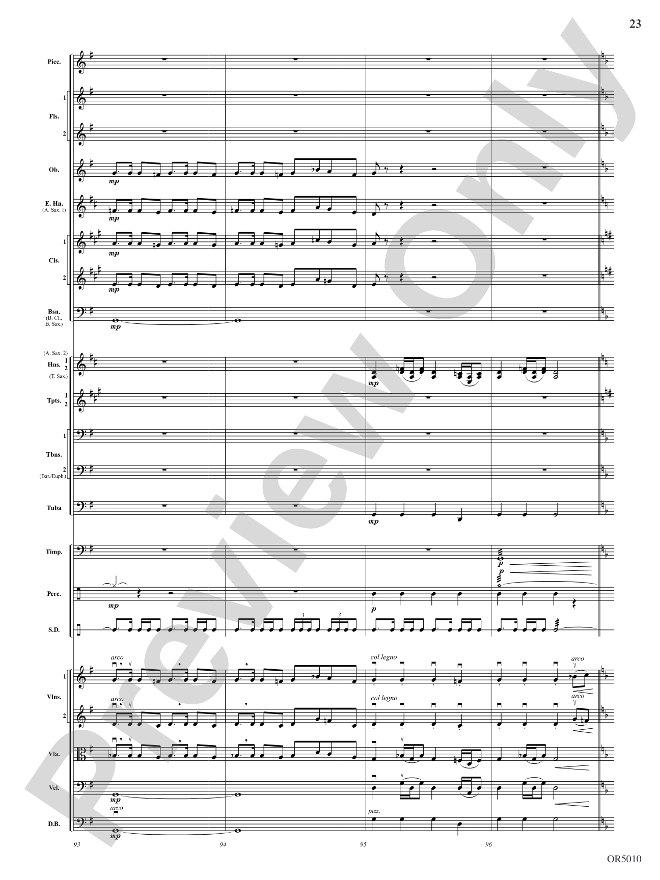 A Pirate's Legend: Full Orchestra Conductor Score & Parts