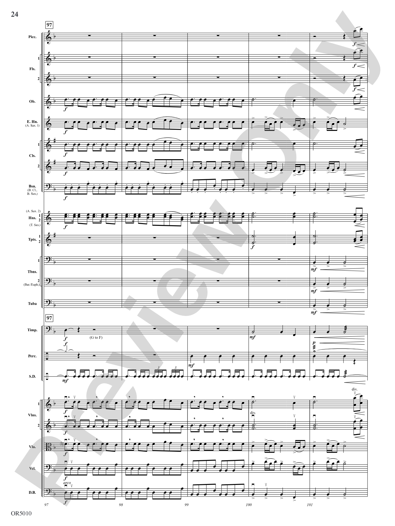 A Pirate's Legend: Full Orchestra Conductor Score & Parts